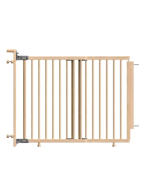BabyDan Mona magas fa biztonsági rács rögzítőkapcsokkal korláthoz 74,5-114 cm, m.81cm