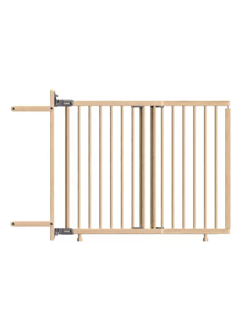 BabyDan Mona magas fa biztonsági rács rögzítőkapcsokkal korláthoz 74,5-114 cm, m.81cm