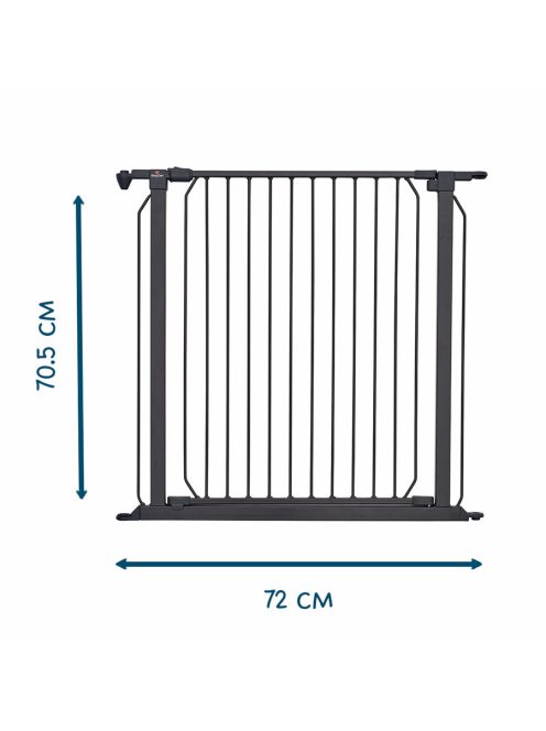 BabyDan Ajtónyitós modul CombiFit/Carl rácsokhoz 72 cm - fekete