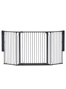 BabyDan Univerzális térkorlát Carl Wide - fekete