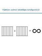 BabyDan Univerzális térkorlát Carl Wide - fekete