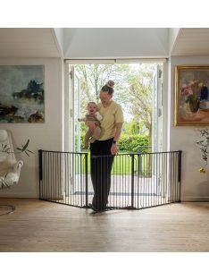 BabyDan Univerzális térkorlát Carl X Wide - fekete