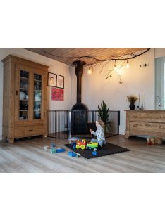 BabyDan Univerzális térkorlát Carl XX Wide - fekete