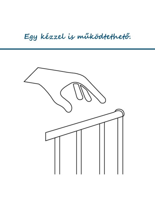 BabyDan Univerzális térkorlát Carl XX Wide - fekete