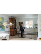 BabyDan Univerzális térkorlát Carl XXX Wide - fekete