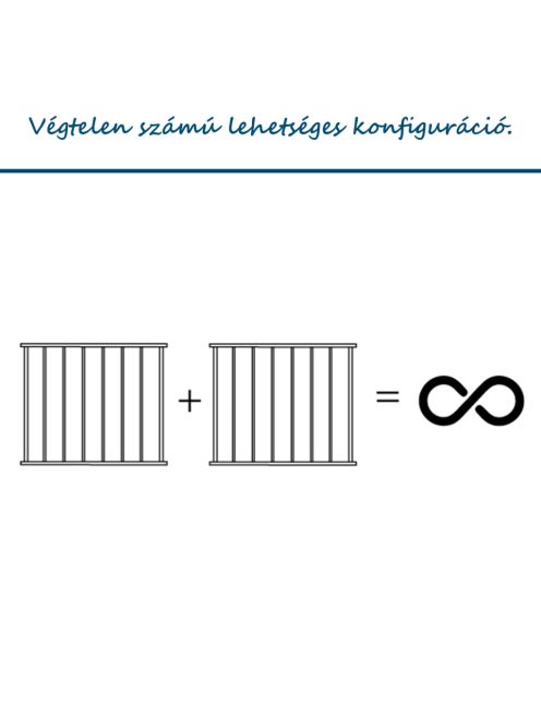 BabyDan Univerzális térkorlát Carl XXX Wide - fekete