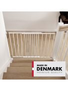 BabyDan Emma ajtórács 56,5-81,5 cm csavarozható - fehér fém