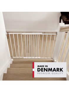   BabyDan Emma ajtórács 56,5-81,5 cm csavarozható - fehér fém