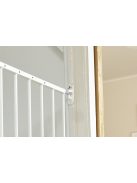 BabyDan Emma ajtórács 56,5-81,5 cm csavarozható - fehér fém