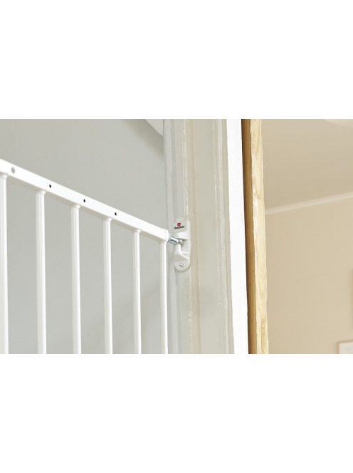 BabyDan Emma ajtórács 56,5-81,5 cm csavarozható - fehér fém