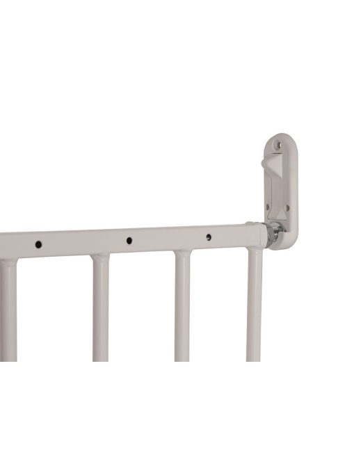 BabyDan Emma ajtórács 56,5-81,5 cm csavarozható - fehér fém