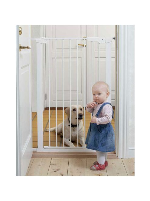 Baby Dan Premier PET GATE magas rács 73-80 cm, fehér