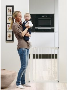 Baby Dan SlimFit fehér fém védőrács, 60,5-66,5cm