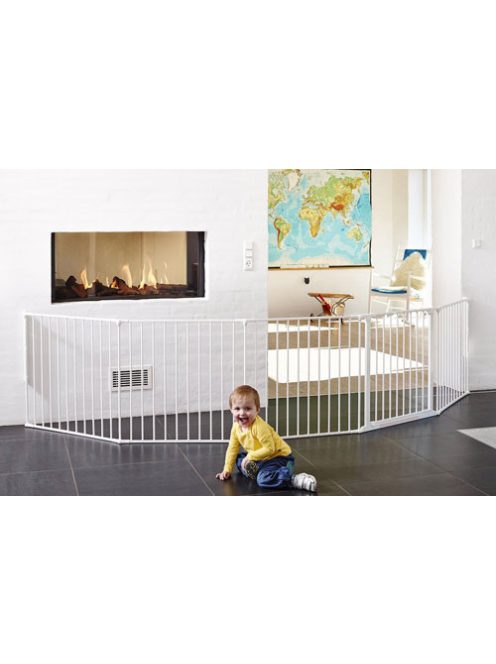 Baby Dan Flex XXL térkorlát, 90-350 cm, fehér