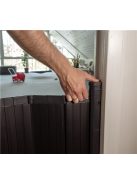 Baby Dan Guard Me Black összecsukható ajtórács 55-89 cm - fekete