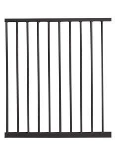   Baby Dan extra széles fém toldalék, Asta és Premier rácsokhoz, 64,5 cm, fekete