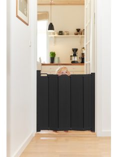   Baby Dan Alma Fekete lamellás ajtórács 55-89 cm, csavarozható