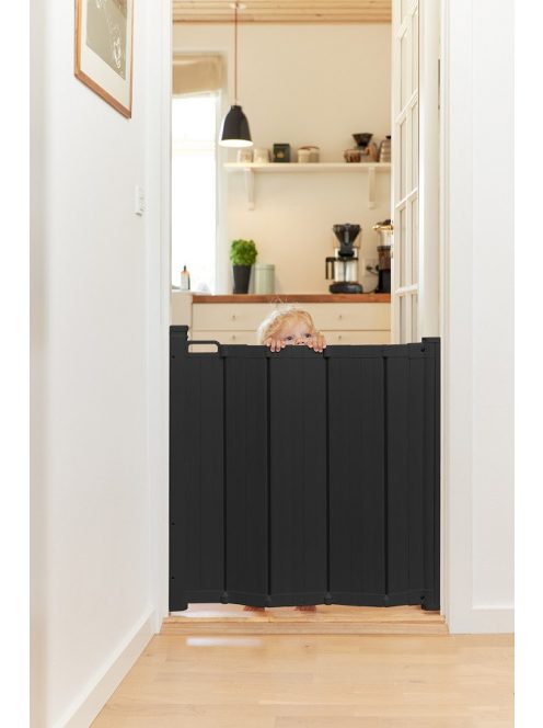 Baby Dan Alma Fekete lamellás ajtórács 55-89 cm csavarozható