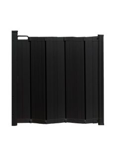   Baby Dan Alma Fekete lamellás ajtórács 55-89 cm csavarozható