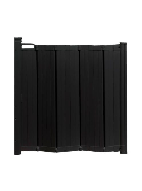 Baby Dan Alma Fekete lamellás ajtórács 55-89 cm csavarozható