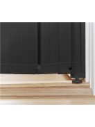 Baby Dan Alma Fekete lamellás ajtórács 55-89 cm csavarozható