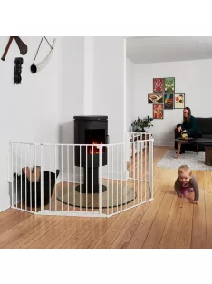 BabyDan Supreme Olaf XX fehér térkorlát, 90-270 cm
