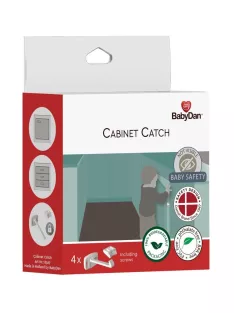   Baby Dan Cabinet Catch zár, szekrényajtóra és fiókra, BIO, 4 db