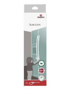   Baby Dan Slide Lock, szekrényajtó fogantyúra erősíthető zár, BIO, 2 db