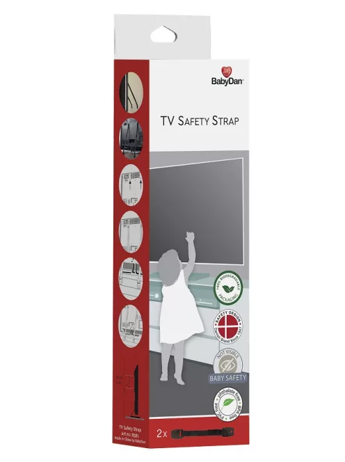BabyDan TV-rögzítő heveder Safety Strap 2 darab BIO