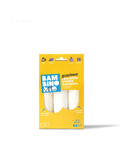 Bambino Mio Forradalmi újrahasználható nedvszívó pelenkabetét Mini Boost 3 pack