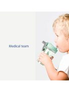 Difrax Pohár szívószállal 250 ml - téglapiros