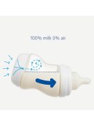 Difrax Széles anti-colic S-cumisüveg 200 ml - fehér