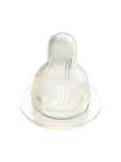 Difrax 1-2-3 Variflow Natural állíható szilikon cumi 2 db