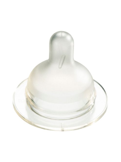 Difrax Széles állítható szilikon cumi 1-2-3 Variflow Natural 2 db