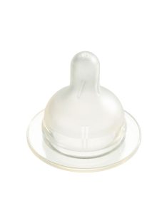   Difrax Széles állítható szilikon cumi 1-2-3 Variflow Natural 2 db