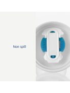 Difrax Tanulópohár puha ivócsővel - szürke