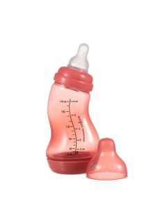Difrax Anti-colic S-cumisüveg 170 ml - korall