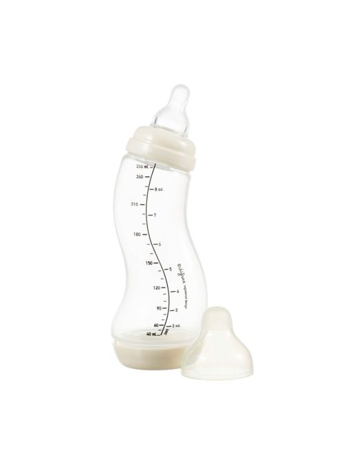 Difrax Anti-colic S-cumisüveg 250 ml - krém színű