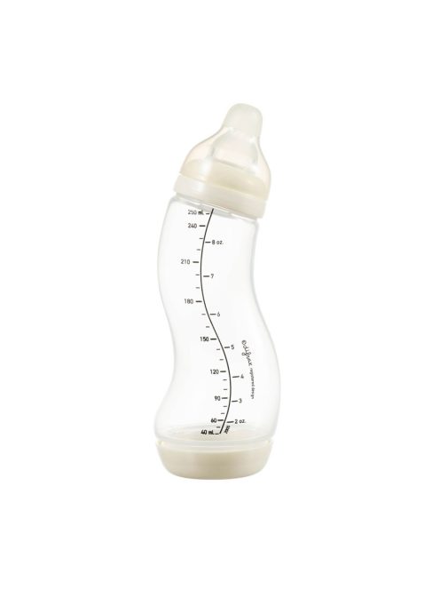 Difrax Anti-colic S-cumisüveg 250 ml - krém színű