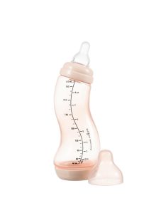 Difrax Anti-colic S-cumisüveg 250 ml - rózsaszín