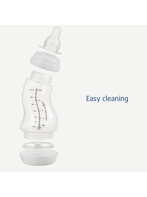 Difrax Anti-colic S-cumisüveg 250 ml - téglapiros