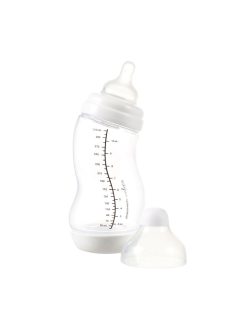 Difrax Széles anti-colic S-cumisüveg 310 ml - fehér