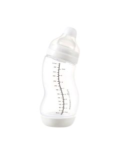 Difrax Széles anti-colic S-cumisüveg 310 ml - fehér