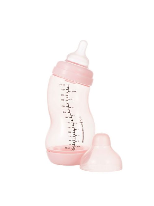 Difrax széles anti-colic S-cumisüveg 310 ml - rózsaszín
