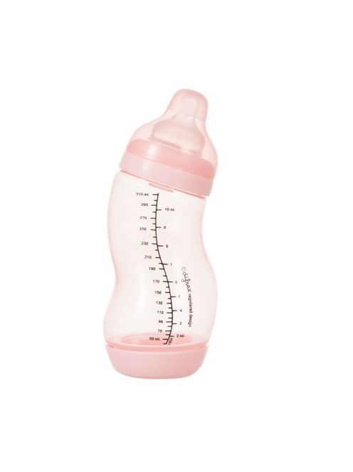 Difrax széles anti-colic S-cumisüveg 310 ml - rózsaszín