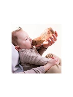 Difrax Széles anti-colic S-cumisüveg 310 ml - ezüst