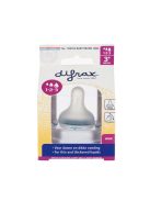 Difrax Szilikon cumi gyűrűvel az 1-2-3 Variflow széles cumisüveghez