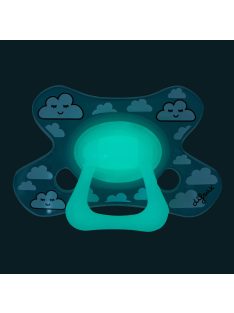 Difrax Sötétben világító cumi Natural 6+