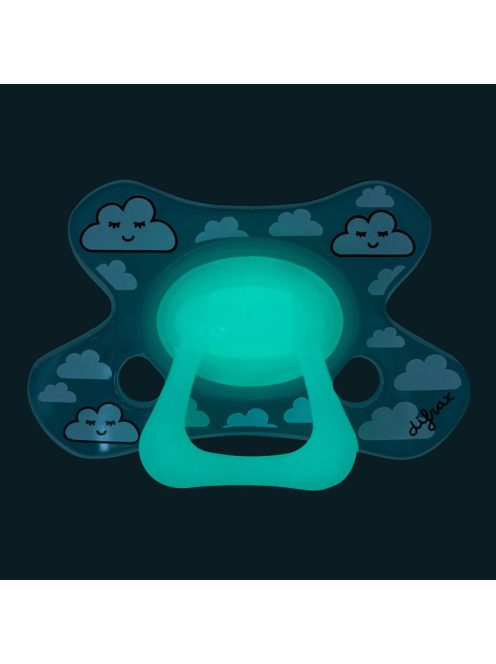 Difrax Sötétben világító cumi Natural 6+