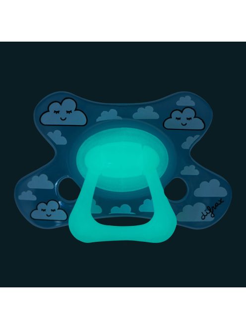 Difrax Sötétben világító cumi Natural 12+